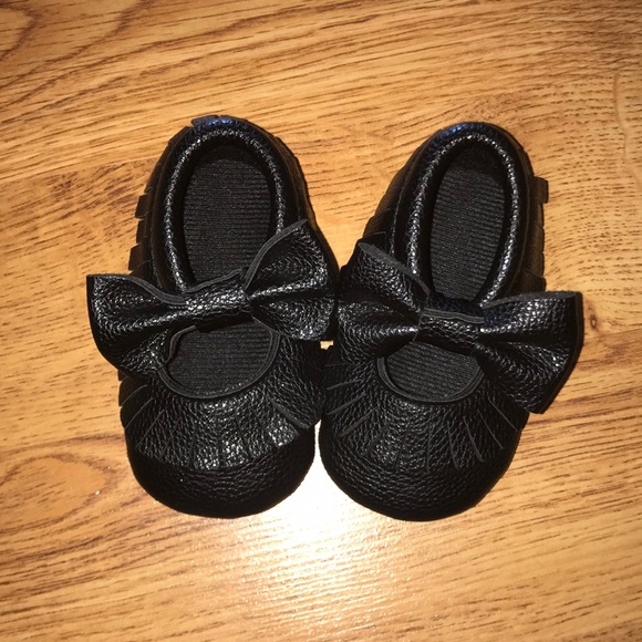 Other - Black Moccasins | 12-18 month